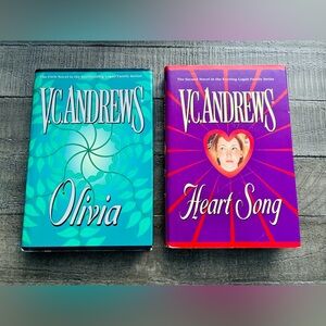 Olivia and Heart Song by V.C. Andrews Hardcover Books Set